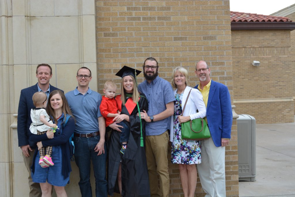 My sweet family traveled from New Mexico and Dallas to support me! Love this crew.